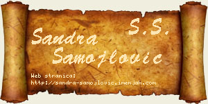 Sandra Samojlović vizit kartica